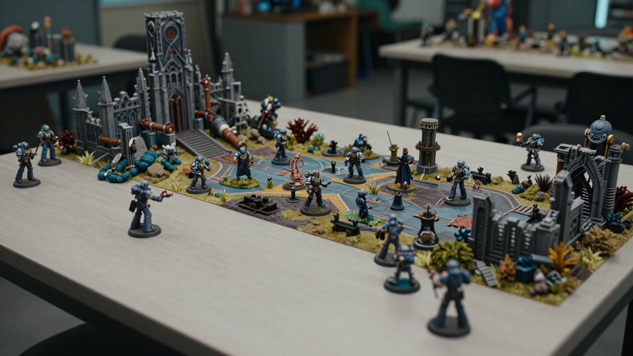 Как справедливо разделить стоимость террейна в клубе Warhammer 40K