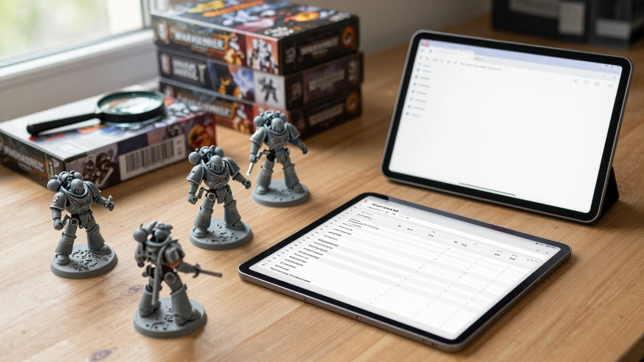 Как упорядочить каталожные номера и датасхемы для коллекции Warhammer 40K