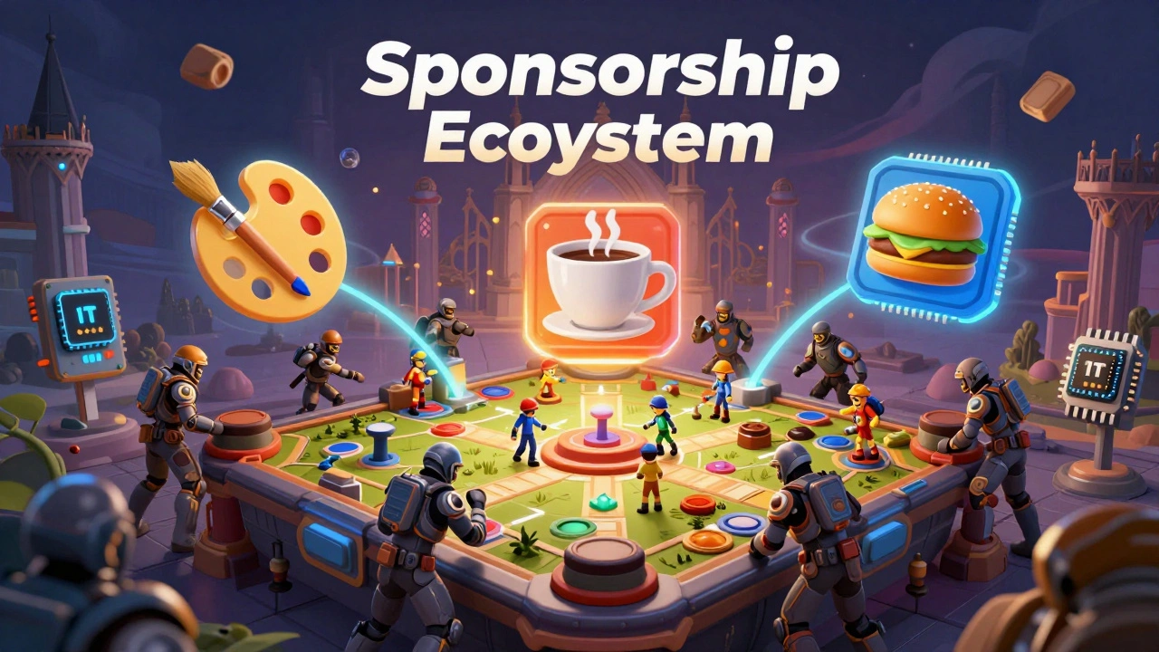 Концептуальное изображение системы спонсоров для варгейм-турнира