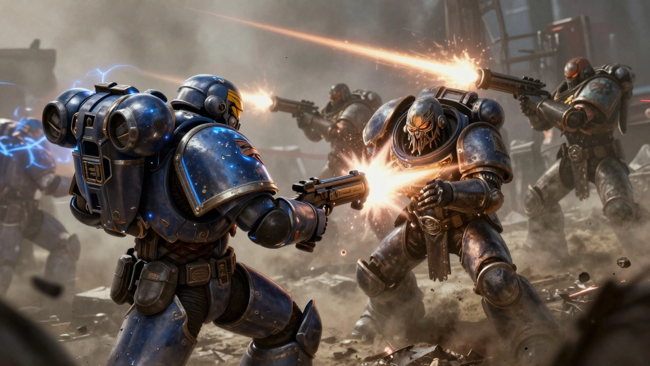 Космодесантник проводит добивание врага для восстановления брони в бою