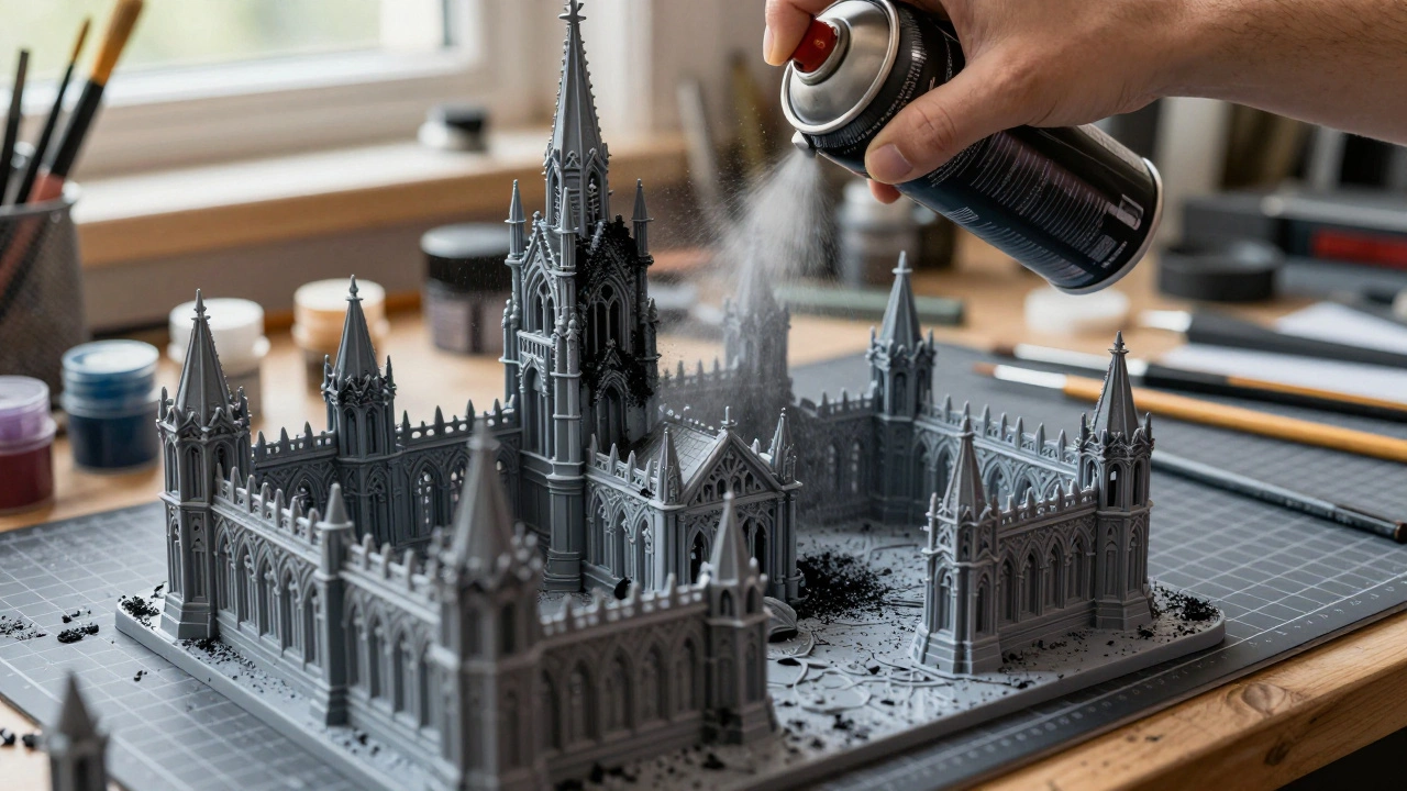 Краски и лаки для террейна Warhammer 40K: гид по долговечному покрытию