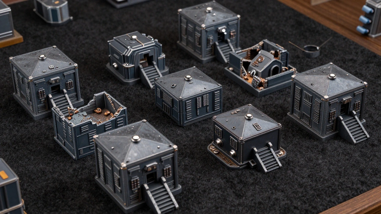 Модульный террейн с неодимовыми магнитами для сборки на игровом столе