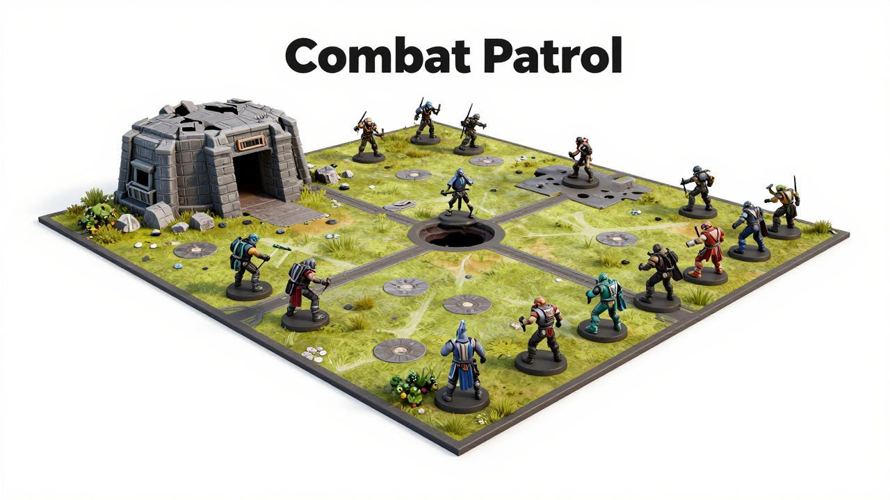 Набор для игры в режиме Боевого патруля с миниатюрами разных фракций