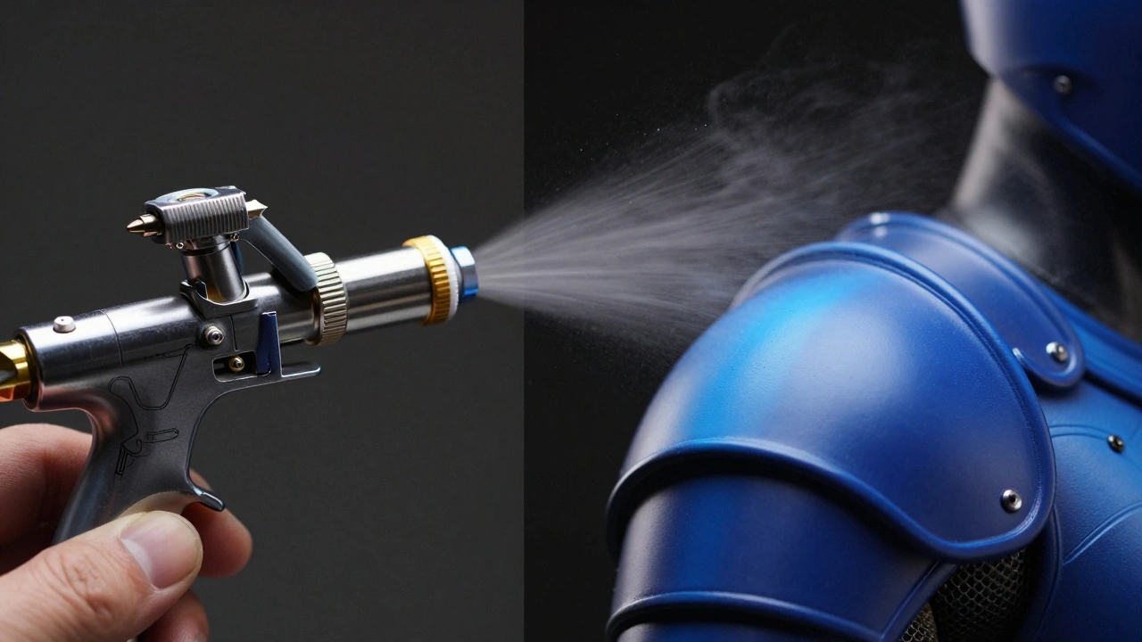 Процесс создания плавного градиента на доспехах миниатюры