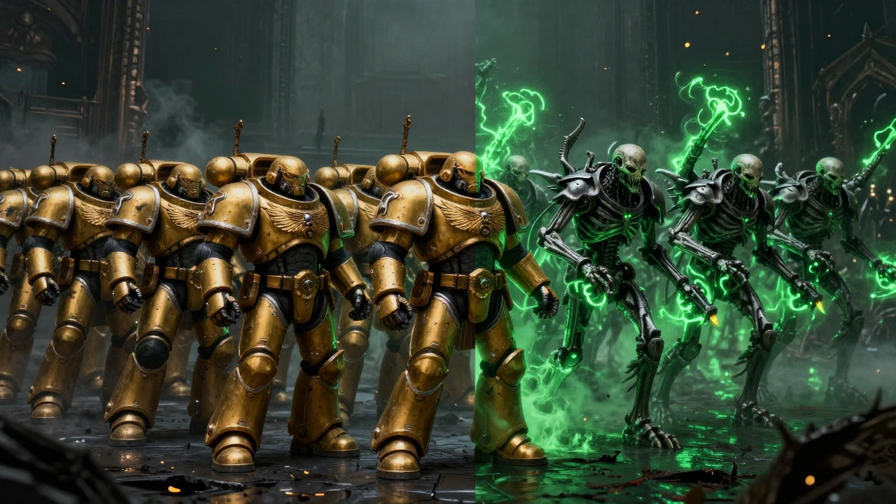 Противостояние Космического Десанта и Некронов в мрачном будущем