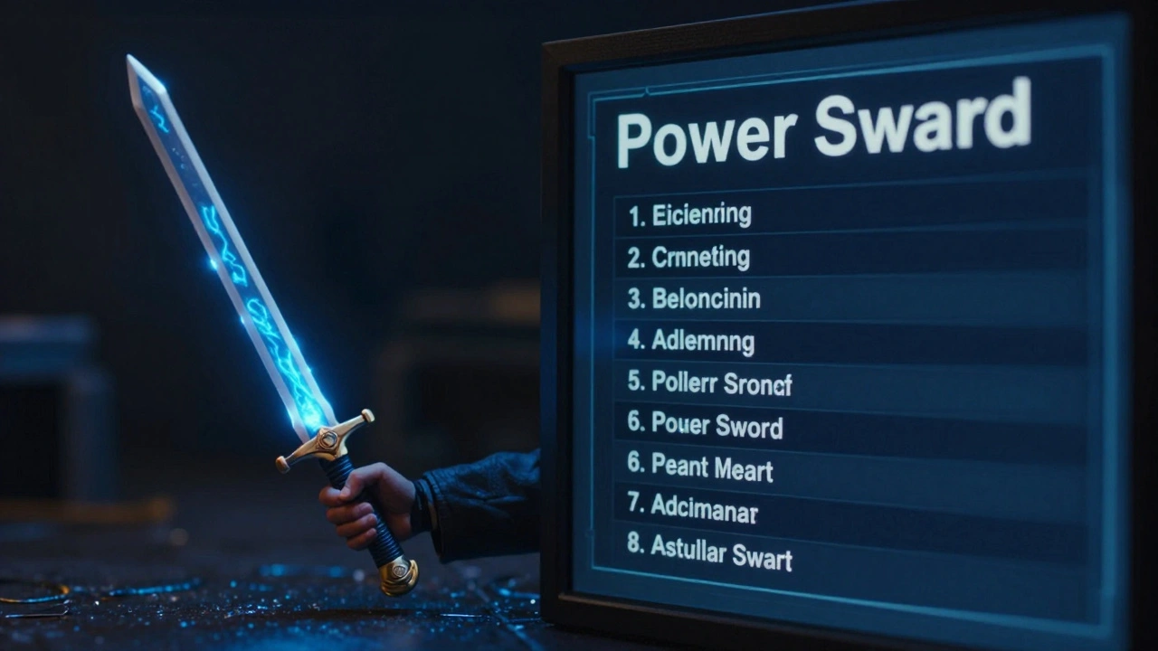 Сравнение модели с энергетическим мечом и записью в ростере