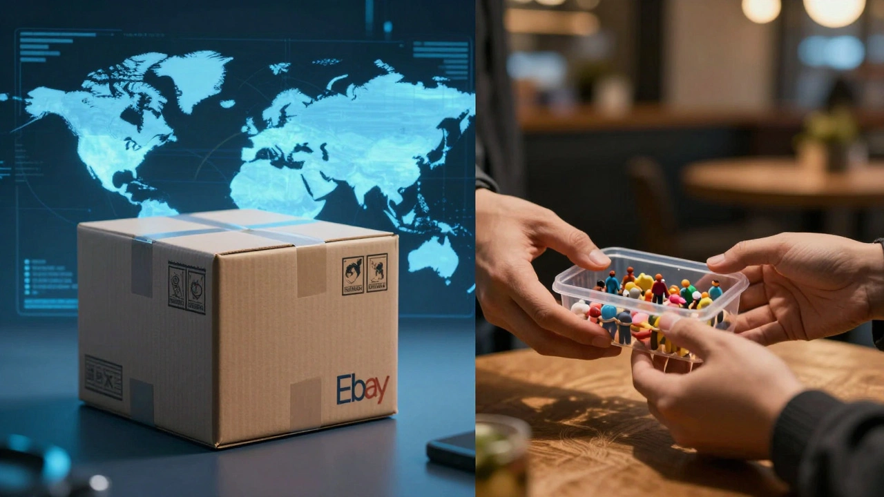 Сравнение покупки миниатюр через международную доставку и личную встречу в городе