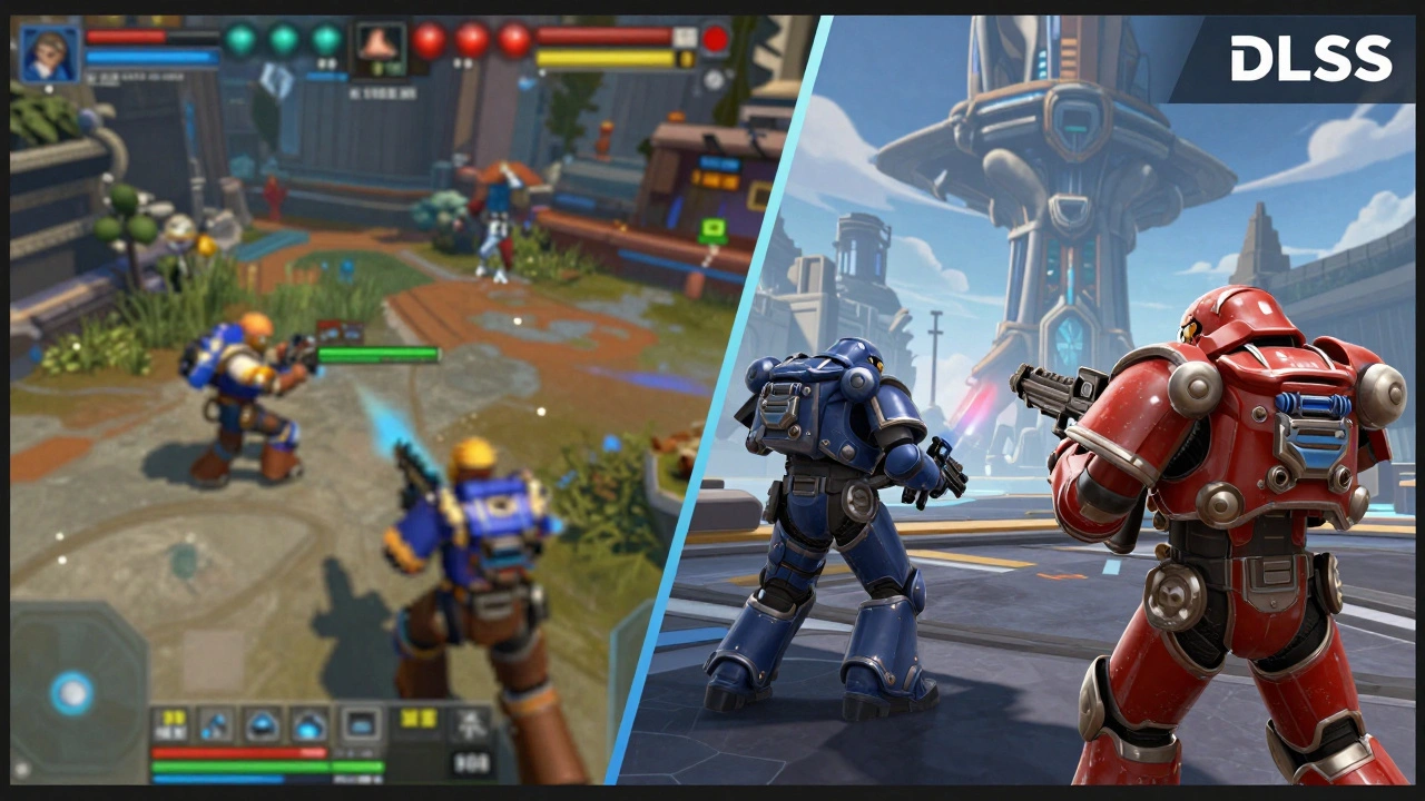 Сравнение размытого изображения и четкой картинки после оптимизации настроек