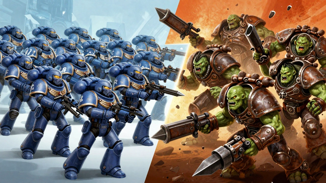 Сравнение тактики Космического Десанта и агрессивного натиска Орков