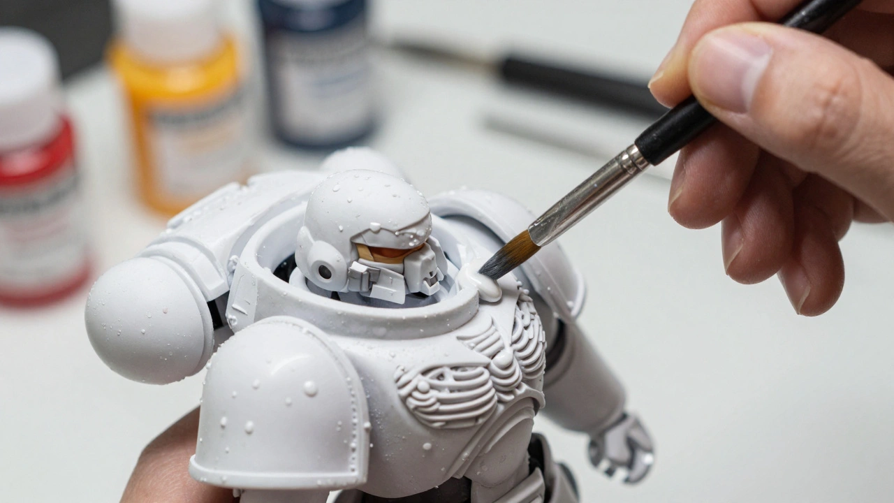 Т’ау фьютуризм: как добиться идеальных панелей и четких меток в Warhammer 40K