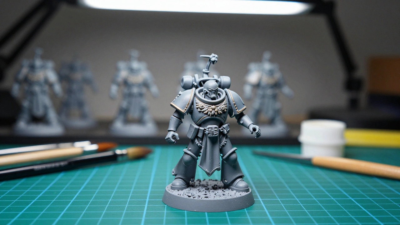 Техника Contrast для Warhammer 40K: как быстро покрасить миниатюры