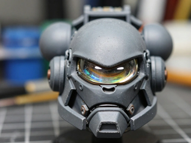 Как имитировать стекло и кристаллы на миниатюрах Warhammer 40K