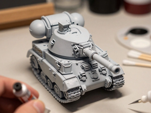 Как сделать эффект масляных потёков на технике Warhammer 40K: пошаговое руководство