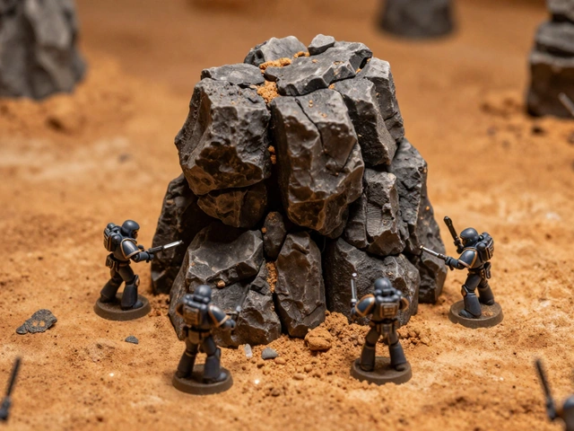 Как сделать скалы и природные образования для террейна Warhammer 40K