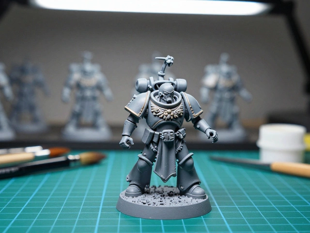 Техника Contrast для Warhammer 40K: как быстро покрасить миниатюры