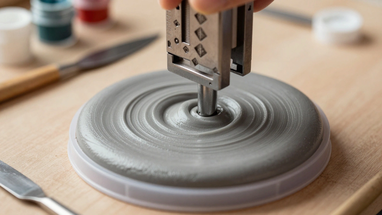 Тиснение и штампы для текстур на базах Warhammer 40K: полный гид по созданию рельефа