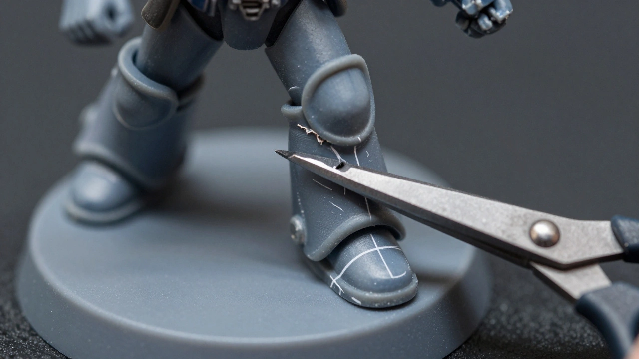Чем резать литники Warhammer 40k: кусачки, ножницы или скальпель?