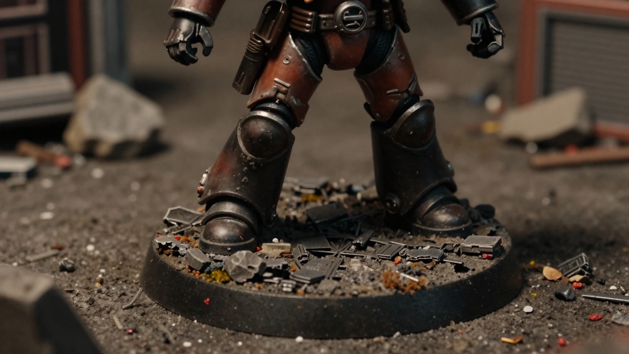 Детализация базы Warhammer 40k: как добавить историю и лор вашей армии