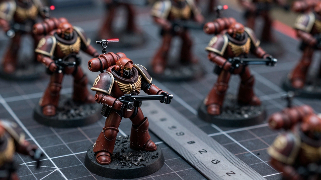 Движение и измерение дальности в Warhammer 40K: точная техника