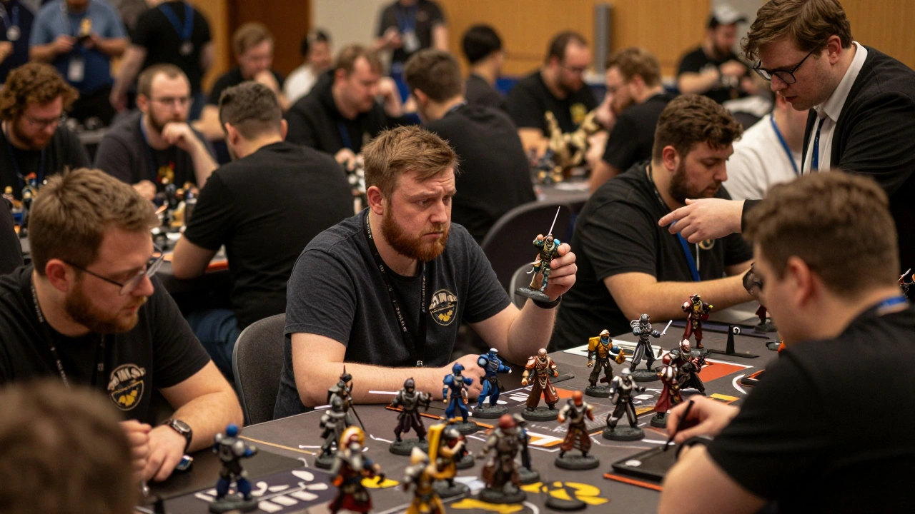 Игроки обсуждают легальность модели на турнире по Warhammer 40K