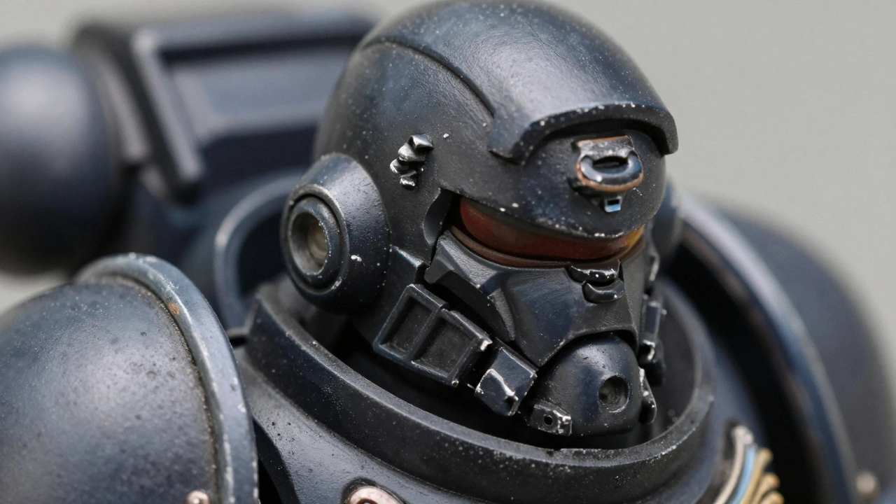 Как красить миниатюры Warhammer 40K для макросъёмки: гид по текстурам и контрастам