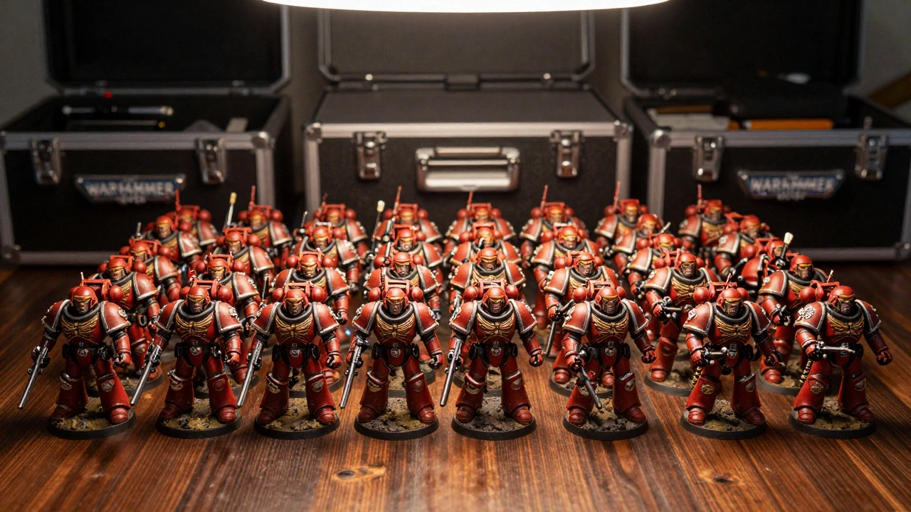 Как организовать хранение миниатюр Warhammer 40K по фракциям: магниты, поролон и системы