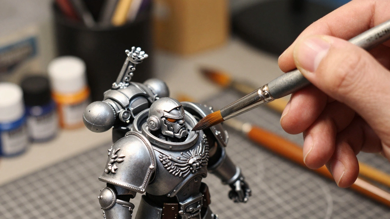 Кисти для Warhammer 40K: полный гид по выбору размера и формы ворса