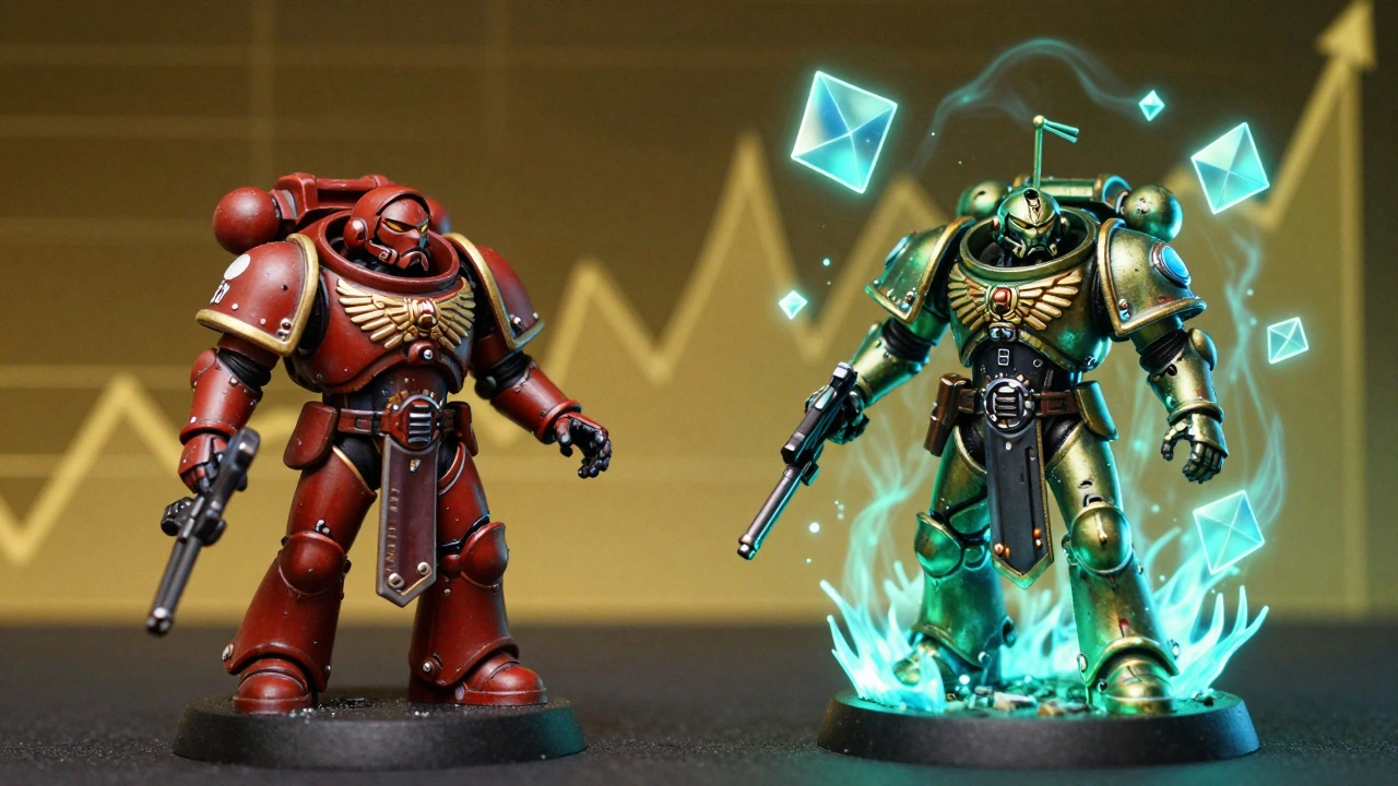 Сравнение фракций Space Marines и Necrons как инвестиций