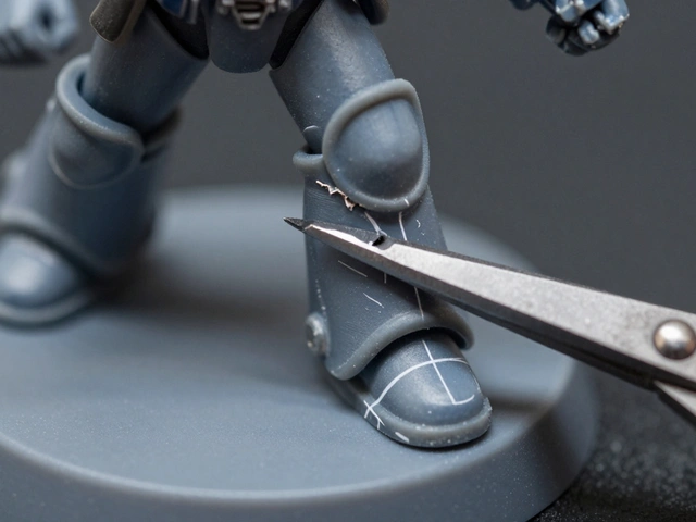 Чем резать литники Warhammer 40k: кусачки, ножницы или скальпель?
