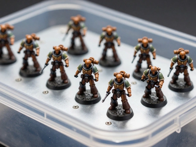 Как компактно хранить большие армии Warhammer 40K в квартире: магнитные системы и организация пространства