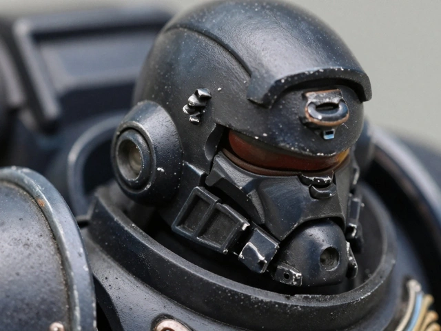 Как красить миниатюры Warhammer 40K для макросъёмки: гид по текстурам и контрастам
