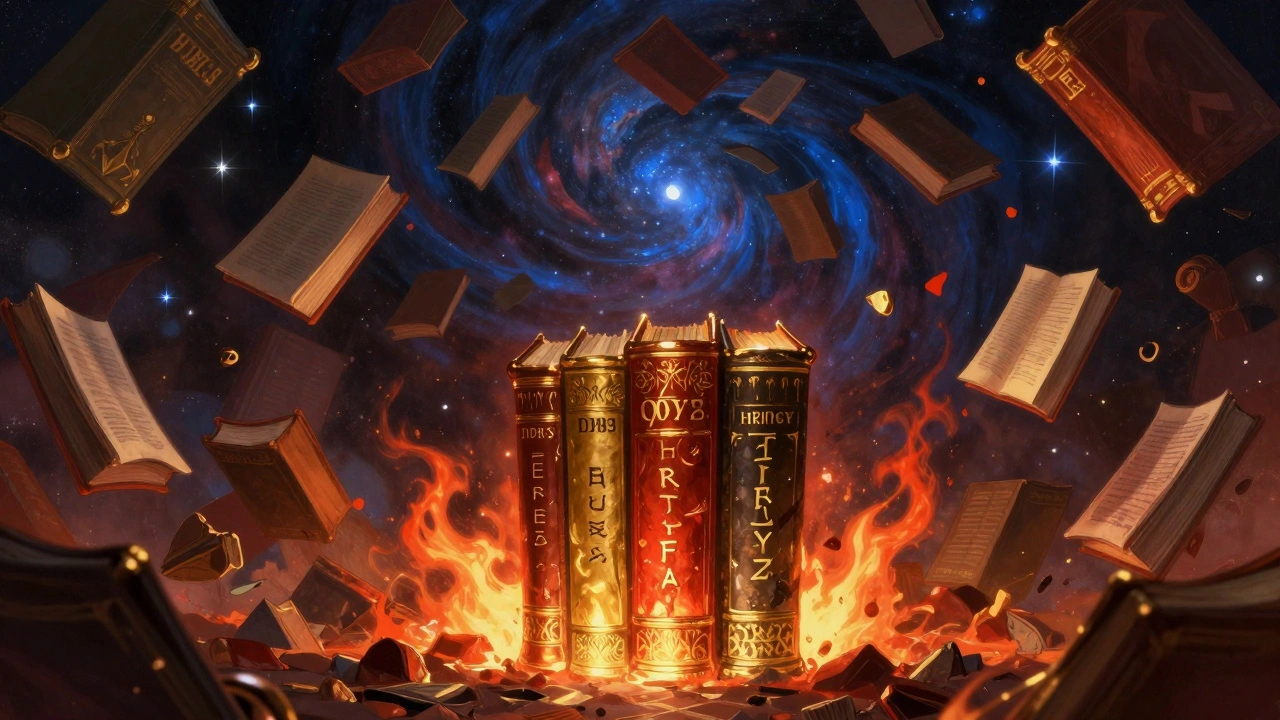 Три ключевые книги выделяются среди хаоса вселенной WH40k