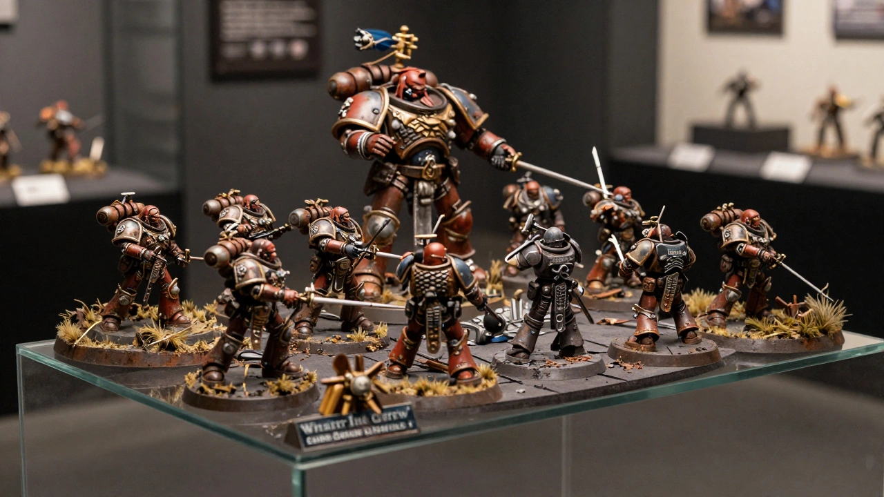 Готовая диорама Warhammer 40K выставленная на профессиональном конкурсе
