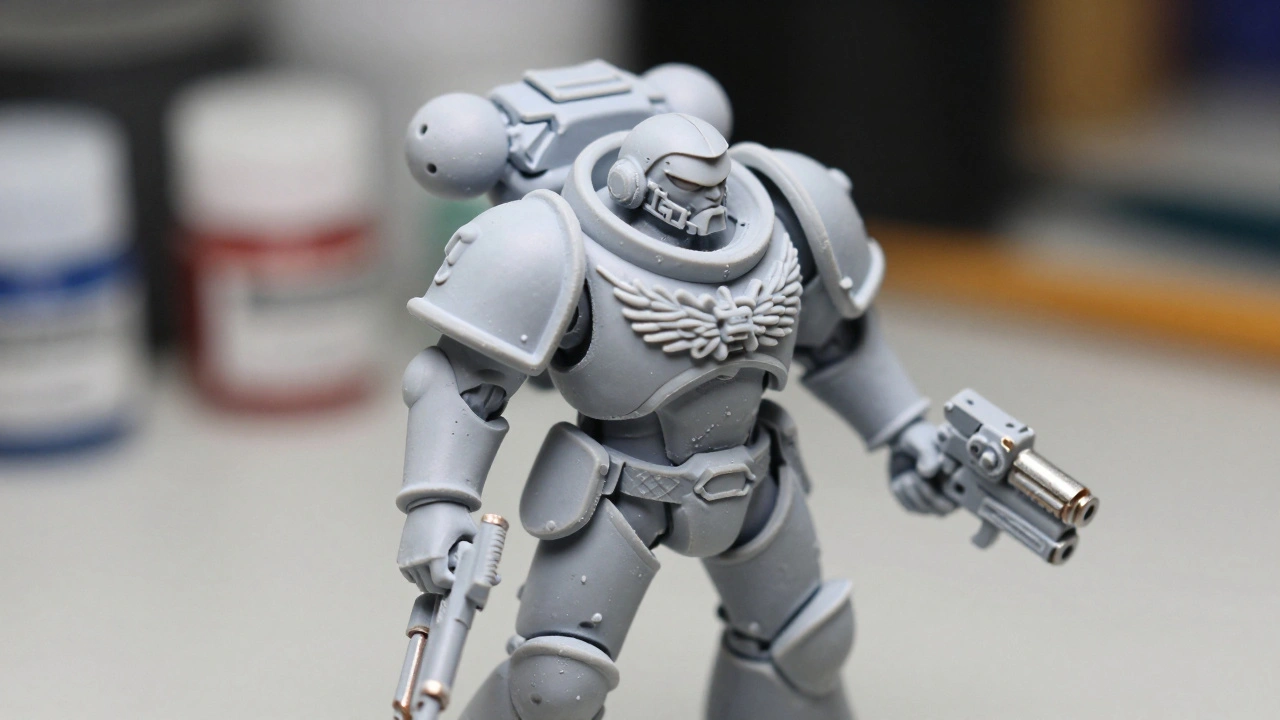 Как наносить базовый слой краски на миниатюру Warhammer 40K: Пошаговое руководство