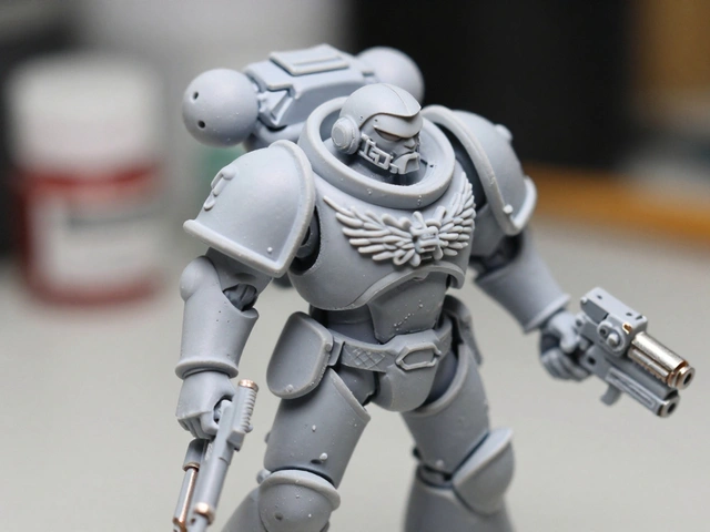 Как наносить базовый слой краски на миниатюру Warhammer 40K: Пошаговое руководство