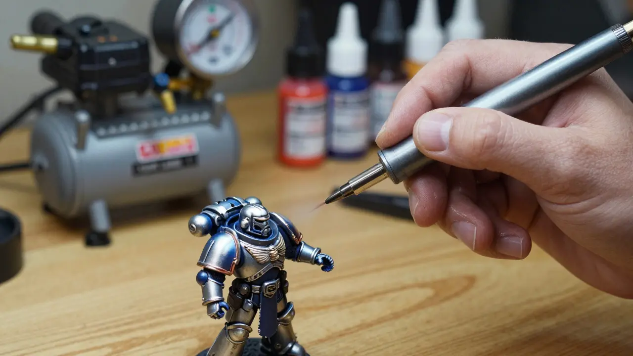 Аэрограф в Warhammer 40K: профессиональные результаты и секреты