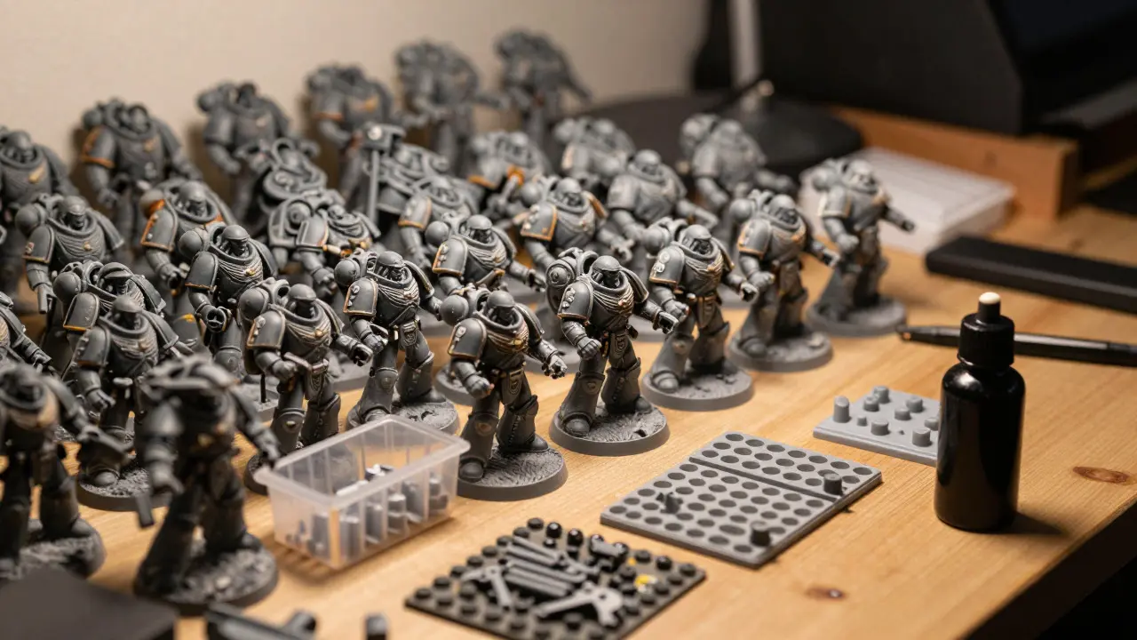 Быстрая окраска армии Warhammer 40K к турниру: план на неделю