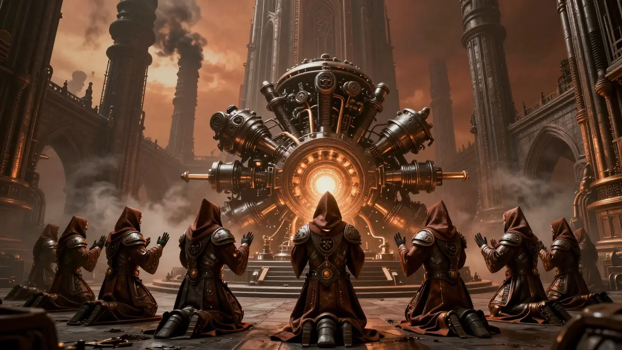Человечество в Warhammer 40K: технология как религия и её культ