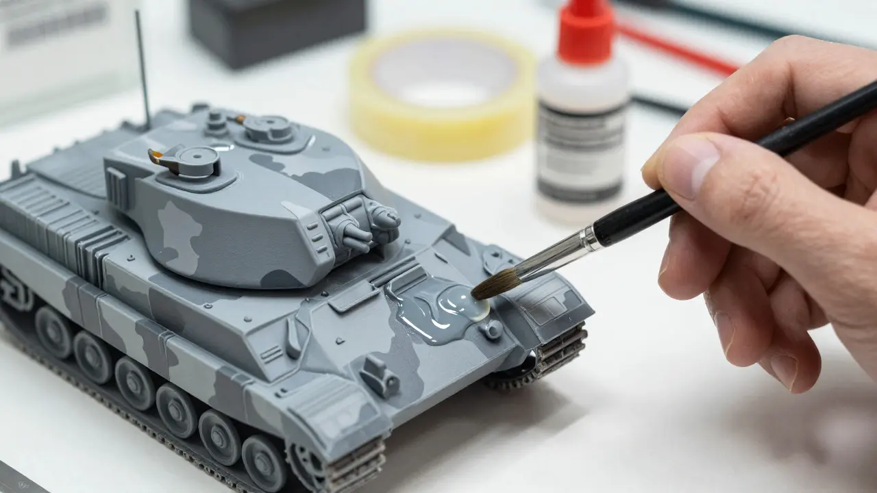 Хард-эдж камуфляж Warhammer 40K: пошаговый гайд со скотчем и жидкой маской