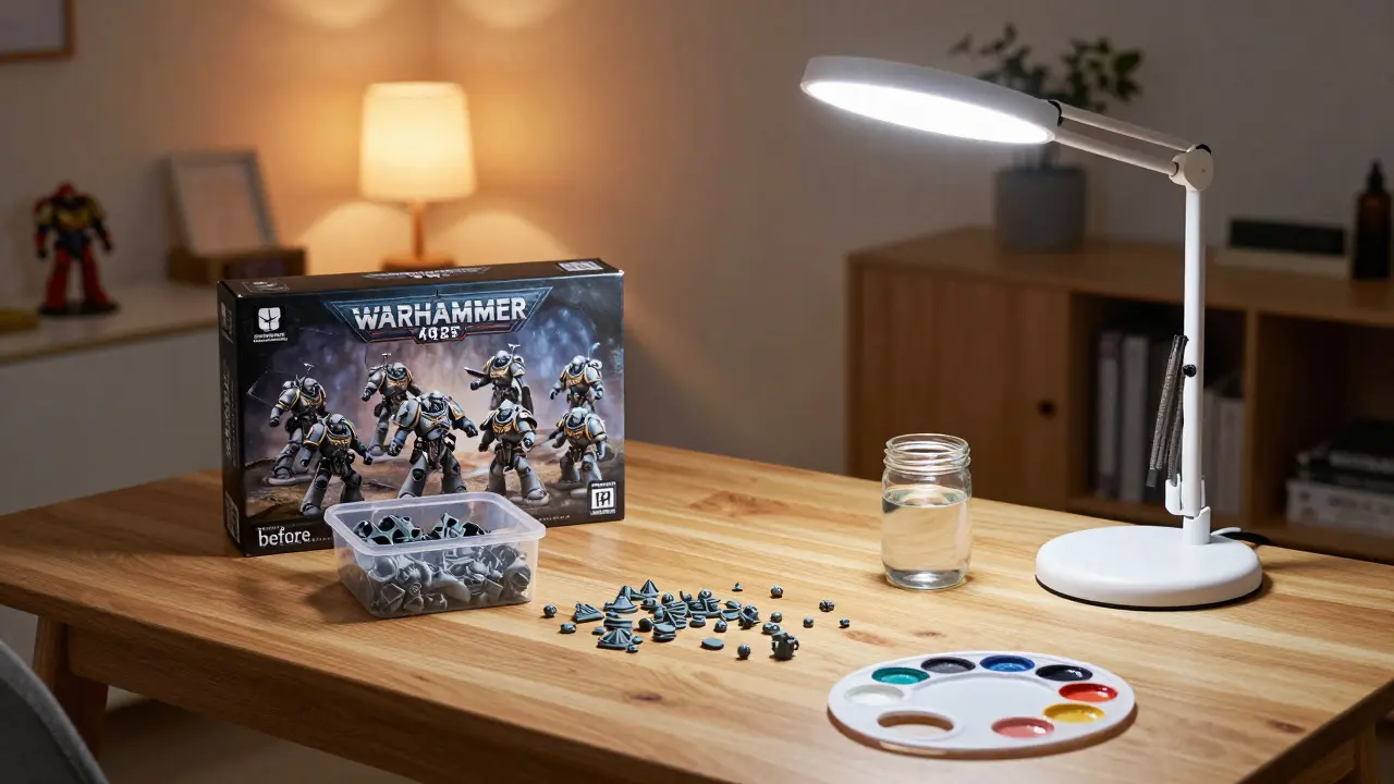 Как настроить рабочее место новичка по Warhammer 40K дома: полный гайд