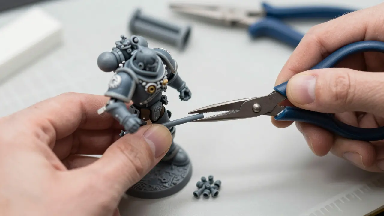 Как правильно удалять литники и швы на миниатюрах Warhammer 40K: пошаговый гайд