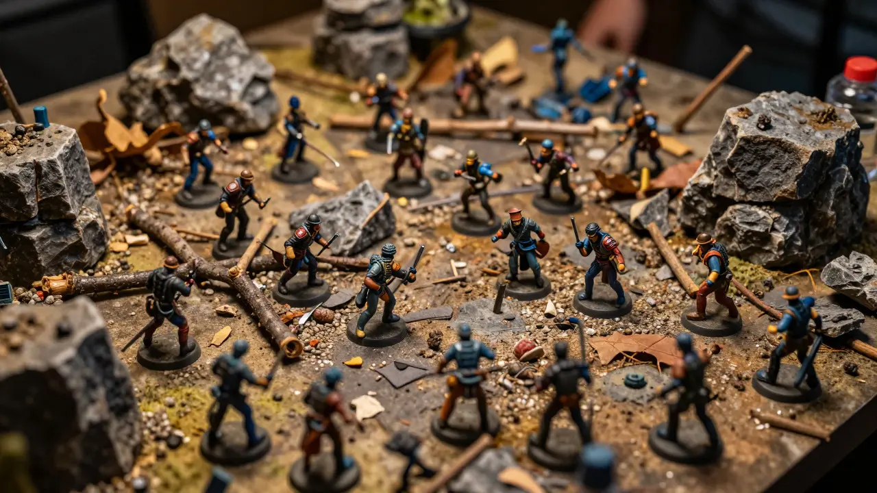 Как сделать террейн Warhammer 40K, удобный для хранения: пошаговое руководство