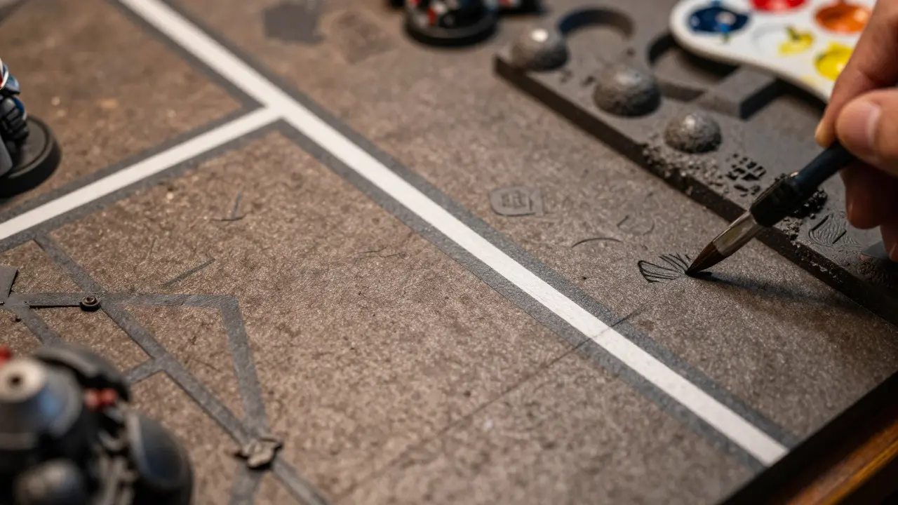 Как выбрать линии разметки и маркеры для террейна Warhammer 40K: полный гайд