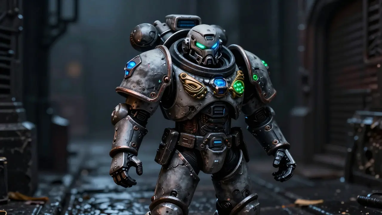 Киберпанк и готика в Warhammer 40K: стиль через покрас