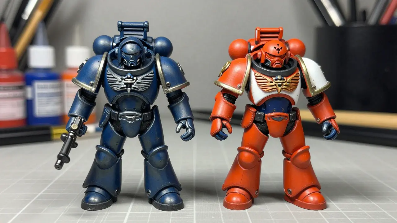 Контрастные цвета против классических: что выбрать для Warhammer 40K