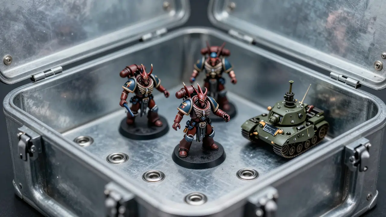 Магнитные подставки Warhammer 40K: настройка и металлические ящики
