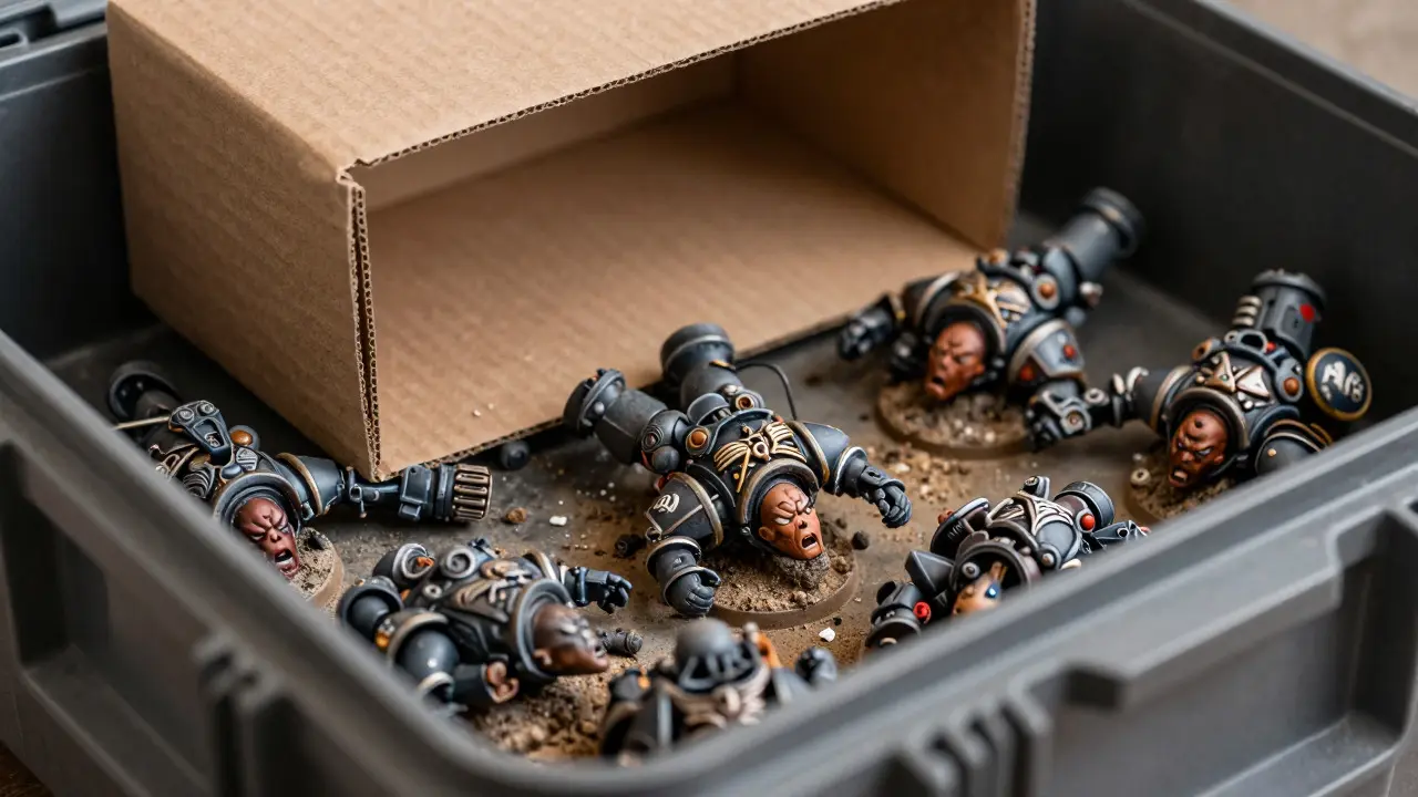 Поролон против магнитов: что лучше для переноски Warhammer 40K
