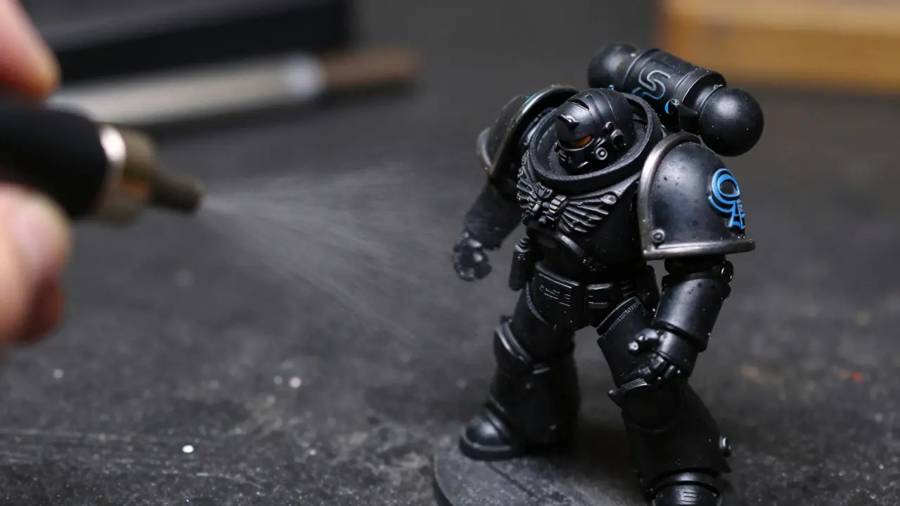 Прешейдинг аэрографом: пошаговое руководство для миниатюр Warhammer 40K