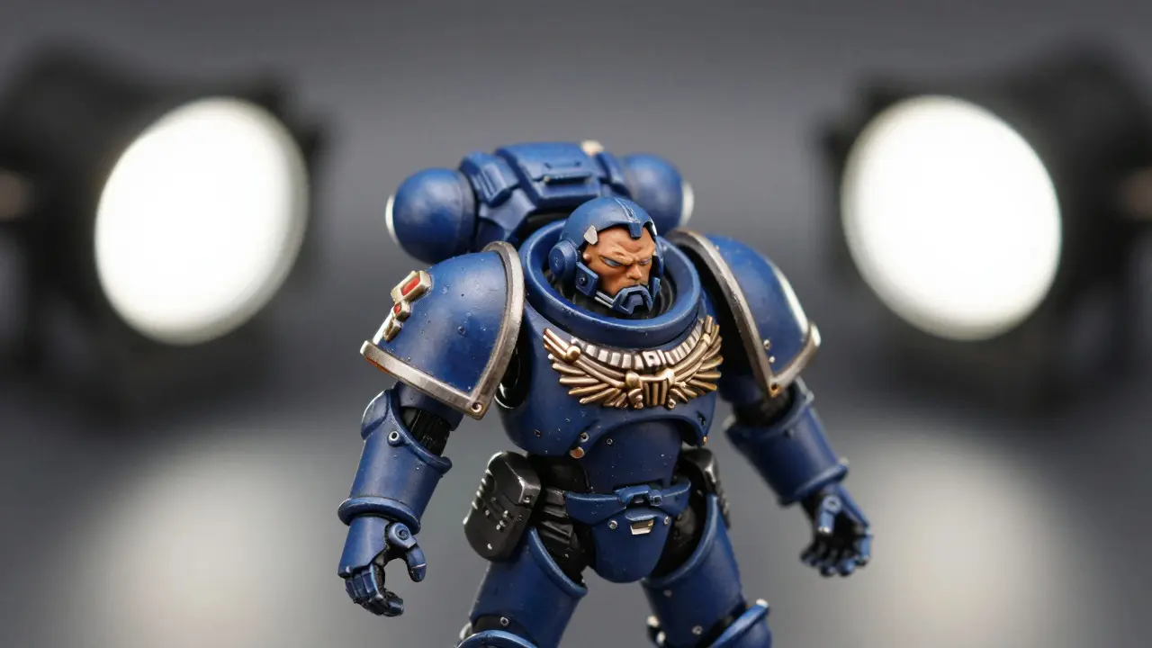 Профессиональная фотосъёмка миниатюр Warhammer 40K: базовый гайд по свету и реквизиту
