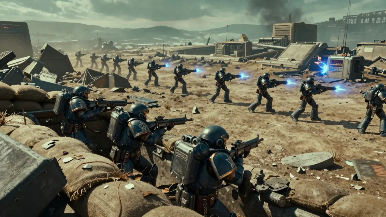 Шутеры против Мили: Выбор стиля игры для фракций Warhammer 40K
